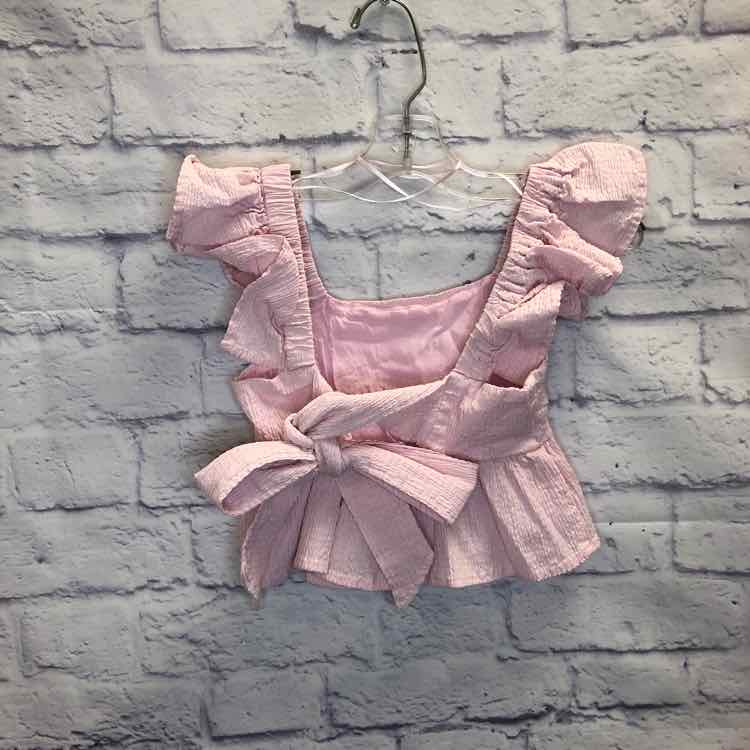Franki Pink Size 7 Girls Short Sleeve Shirt