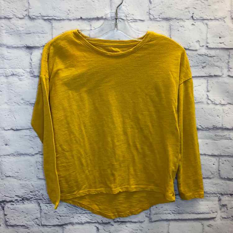 Old Navy Yellow Size 6 Girls Long Sleeve Shirt