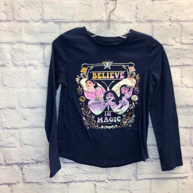 Disney Navy Size 7 Girls Long Sleeve Shirt