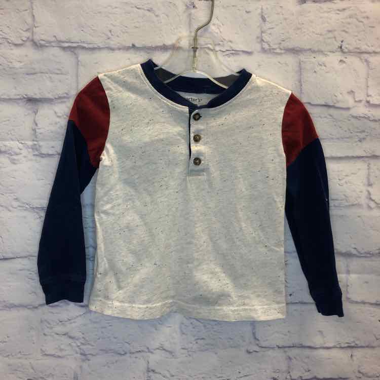 Carters Blue Size 24 Months Boys Long Sleeve Shirt