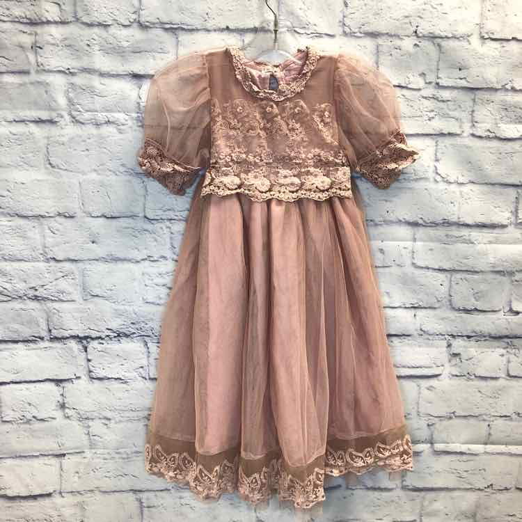 Dusty Rose Size 5 Girls Dress