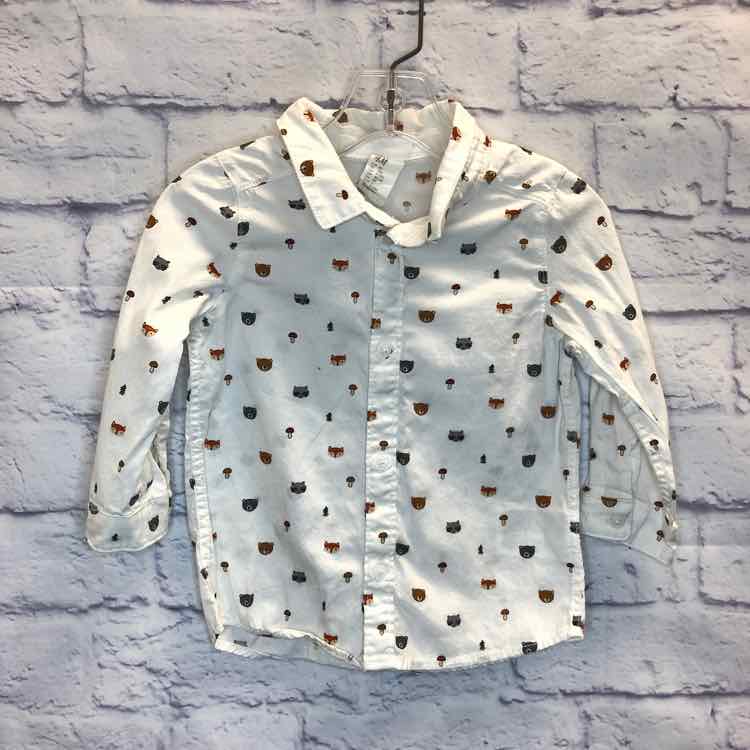 H&M White Size 12 Months Boy Polo or Button Down
