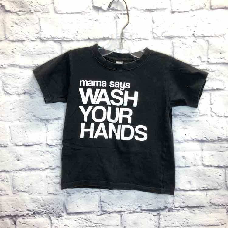 Monag Black Size 4T Boys Short Sleeve Shirt