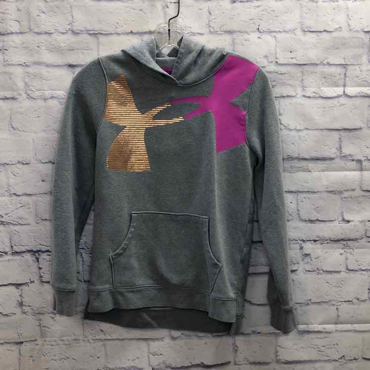 Under Armour Gray Size 16 Girls Sweatshirt/Hoodie