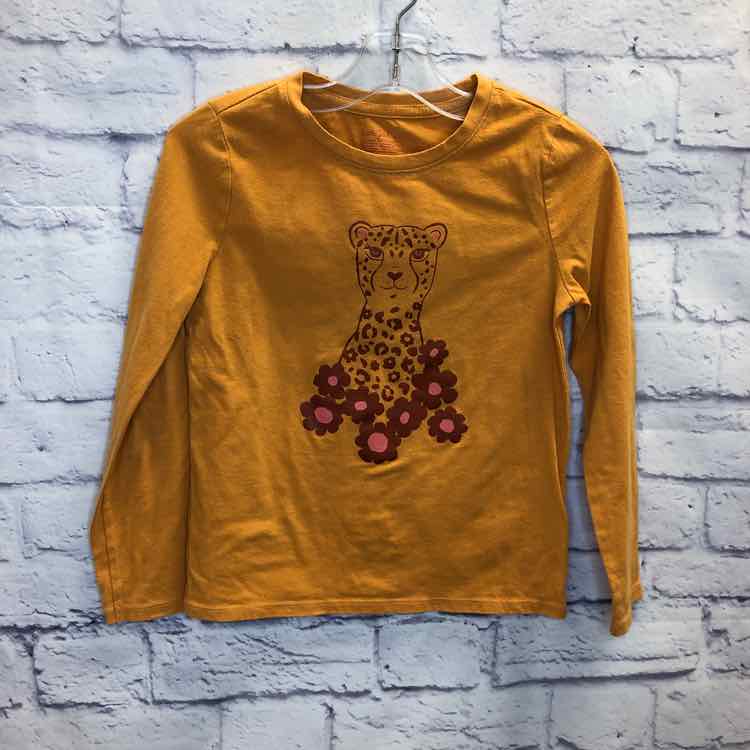 Cat & Jack Orange Size 6 Girls Long Sleeve Shirt