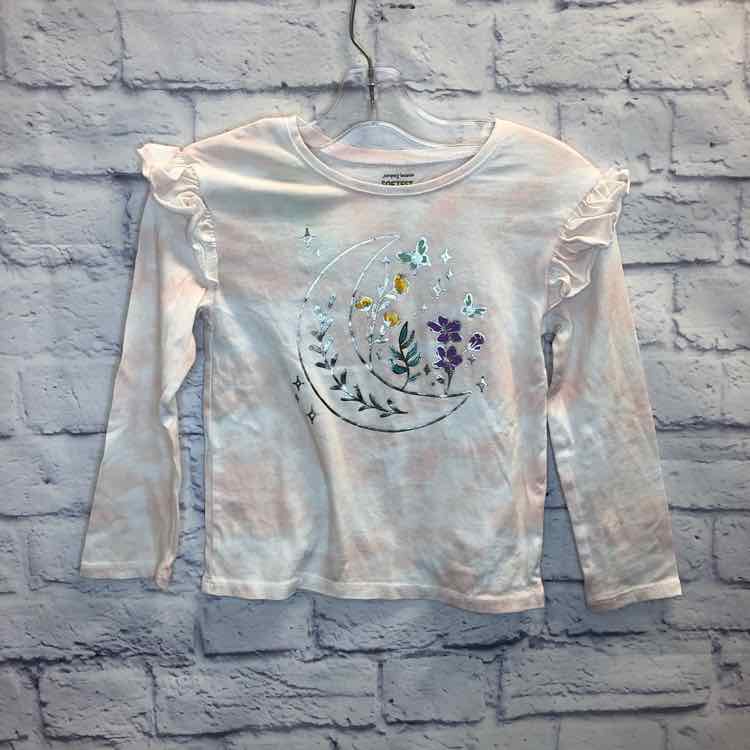 Jumping Beans Pink Size 4T Girls Long Sleeve Shirt