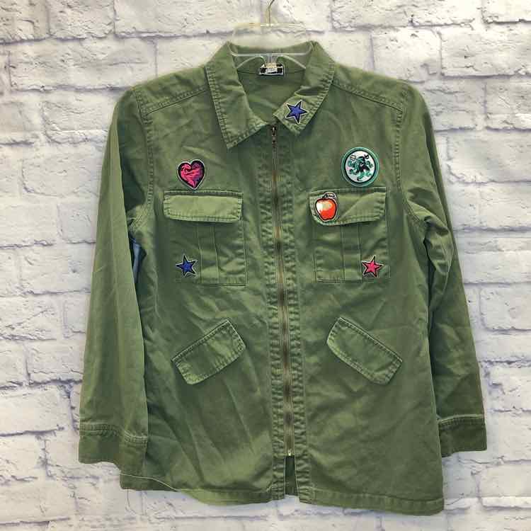 D-Signed Green Size 14 Girls Coat/Jacket