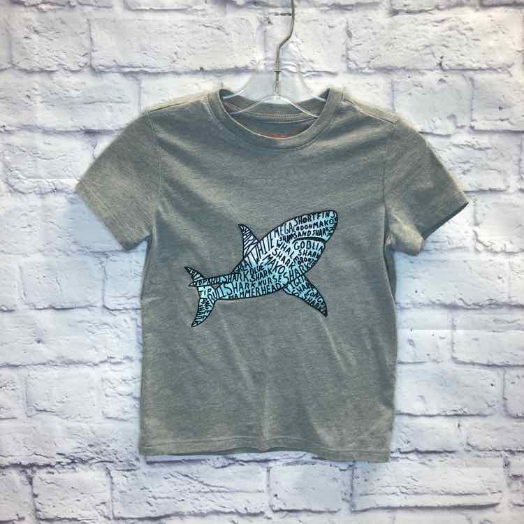 Cat & Jack Gray Size 4T Boys Short Sleeve Shirt