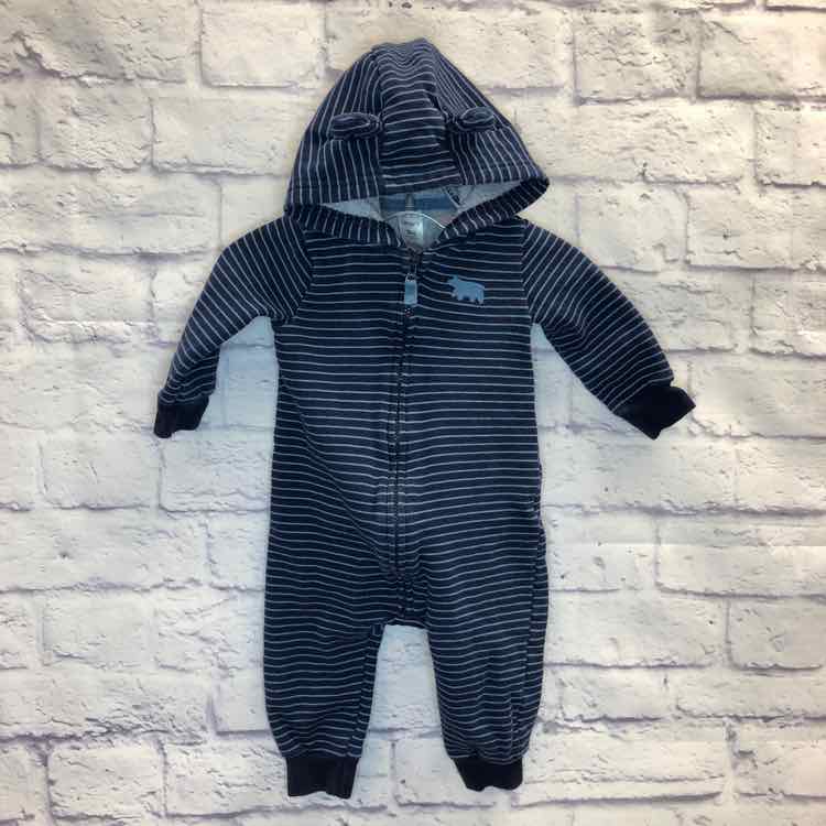 Carters Navy Size 9 Months Boys Romper