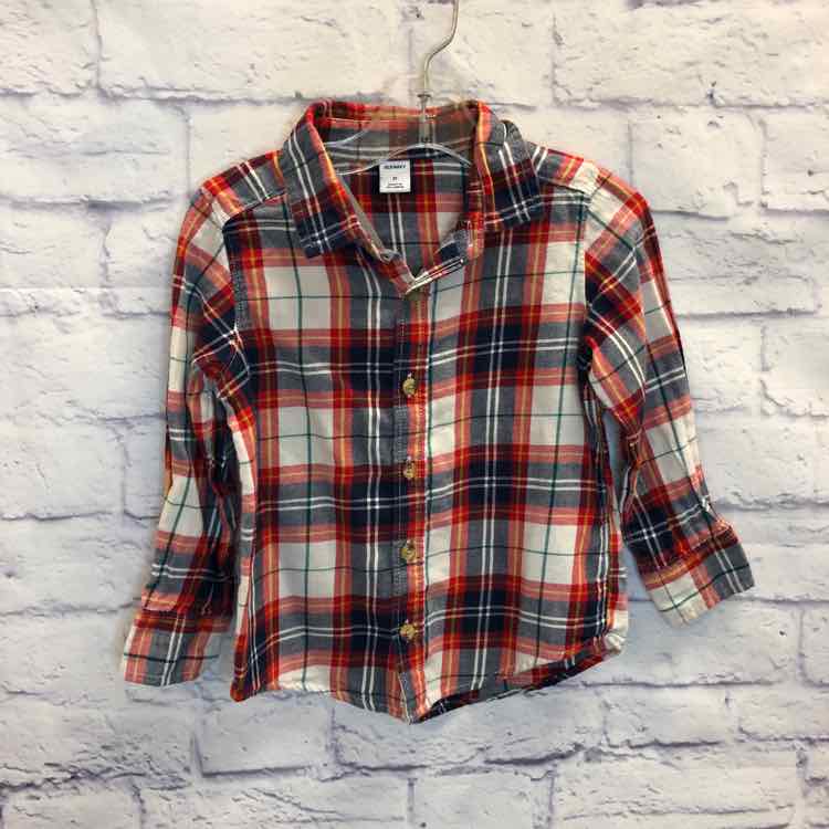 Old Navy Plaid Size 3T Boy Polo or Button Down