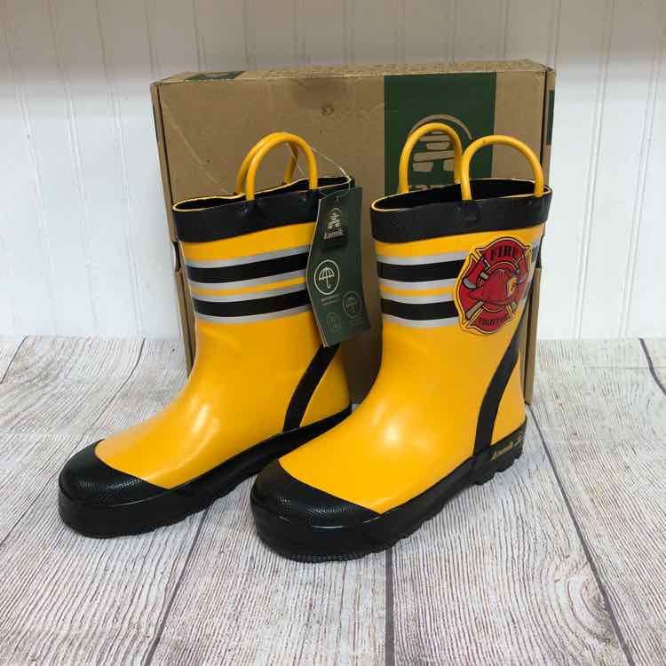 Kamik Yellow Size 13 Boys Rain Boots