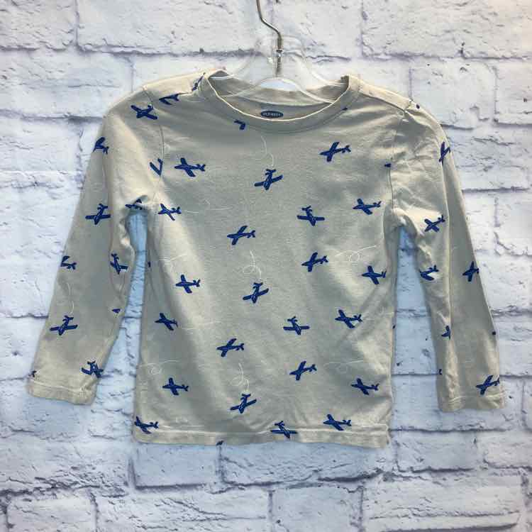 Old Navy Gray Size 4T Boys Long Sleeve Shirt