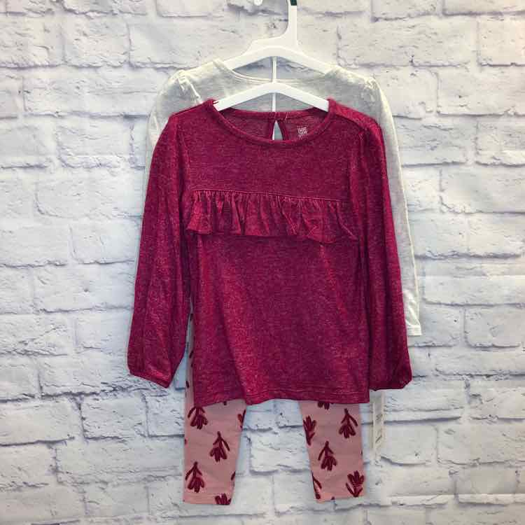 Just One You Pink Size 4T Girls 3 Piece Outfit