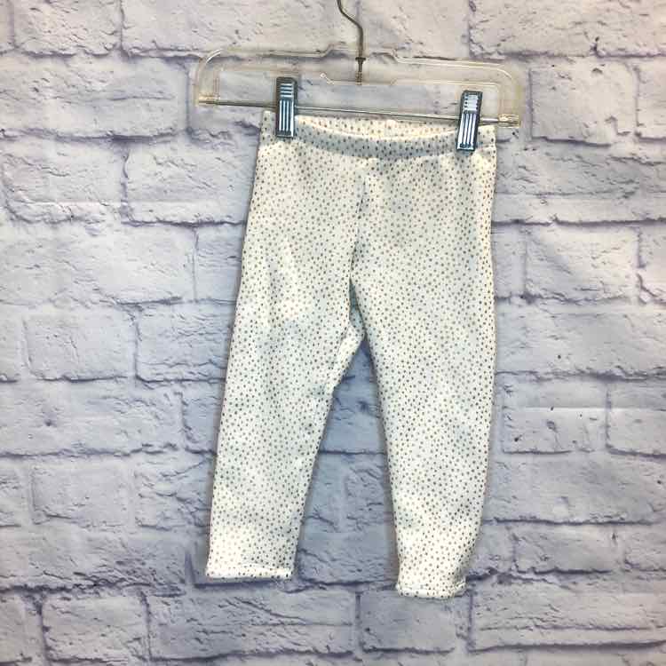 Cat & Jack White Size 2T Girls Leggings