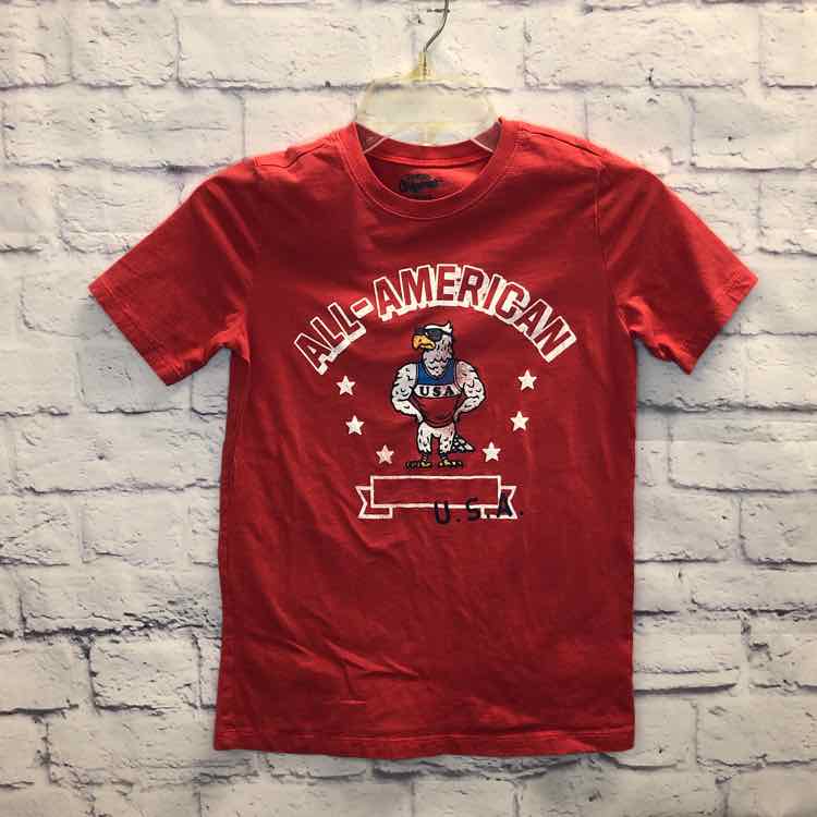 Oshkosh Red Size 12 Boys Short Sleeve Shirt