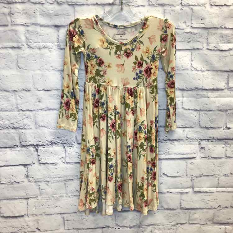 Posh Peanut Floral Size 6 Girls Dress