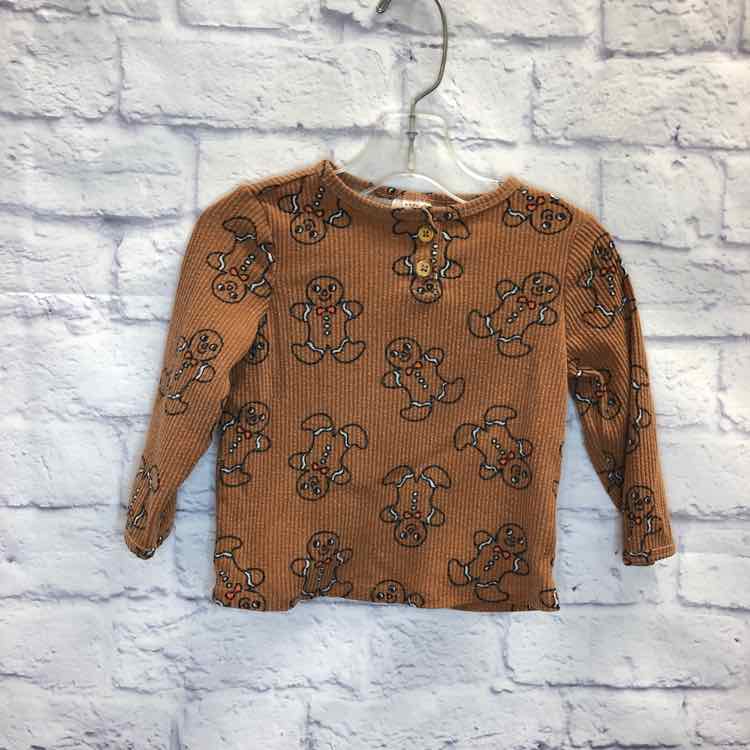 Cat & Jack Brown Size 18 Months Boys Long Sleeve Shirt