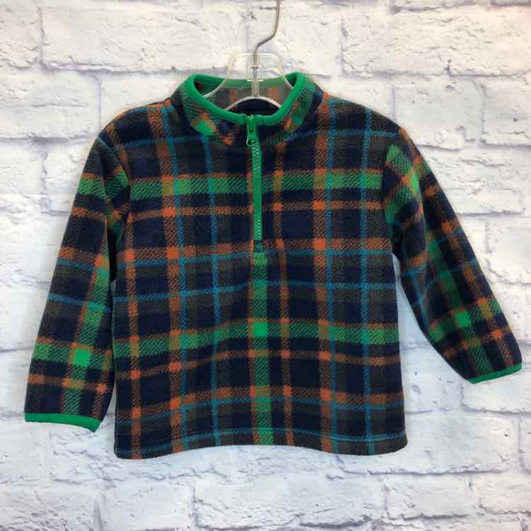 Cat & Jack Plaid Size 18 Months Boys Sweatshirts/Hoodie
