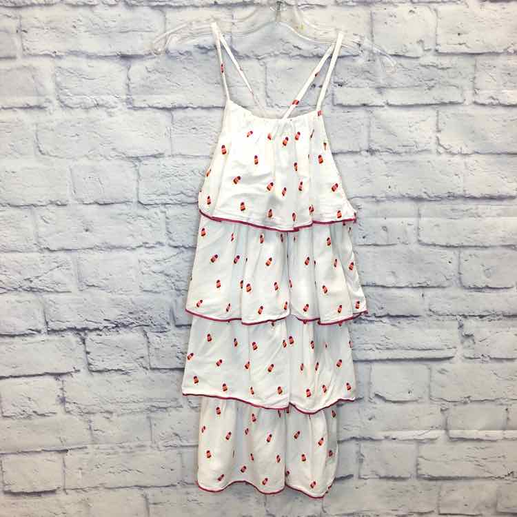 Hatley White Size 7 Girls Dress