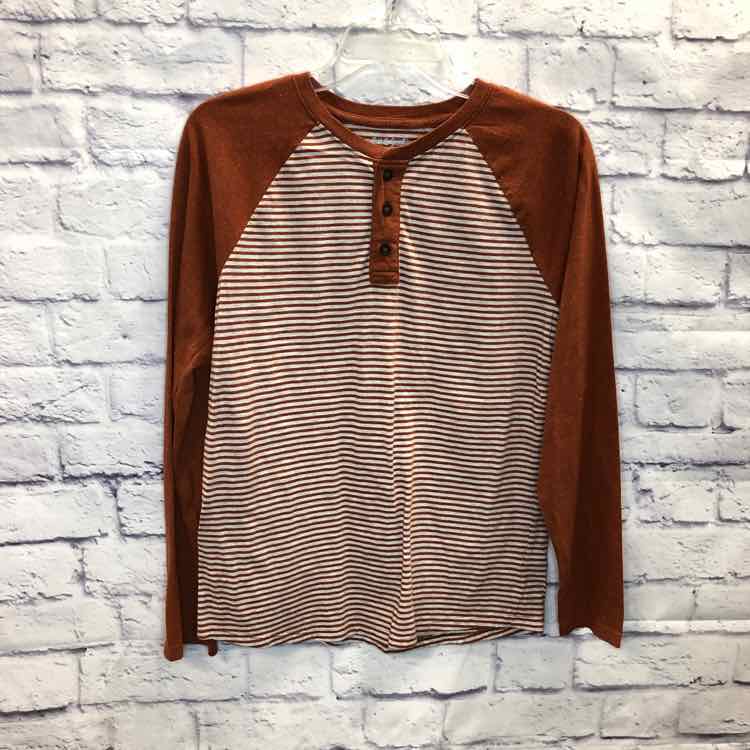 Cat & Jack Orange Size 16 Boys Long Sleeve Shirt