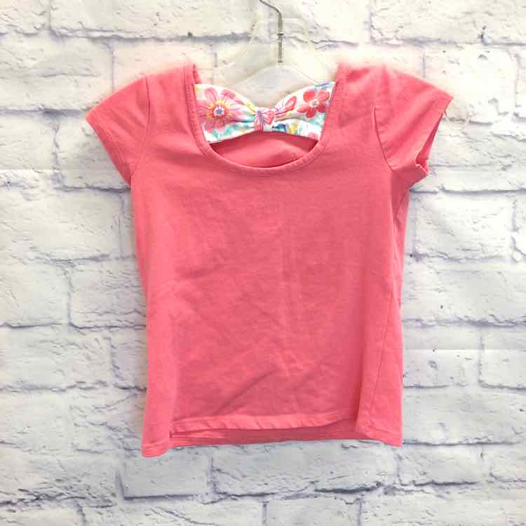 Isaac Mizrahi Pink Size 4T Girls Short Sleeve Shirt
