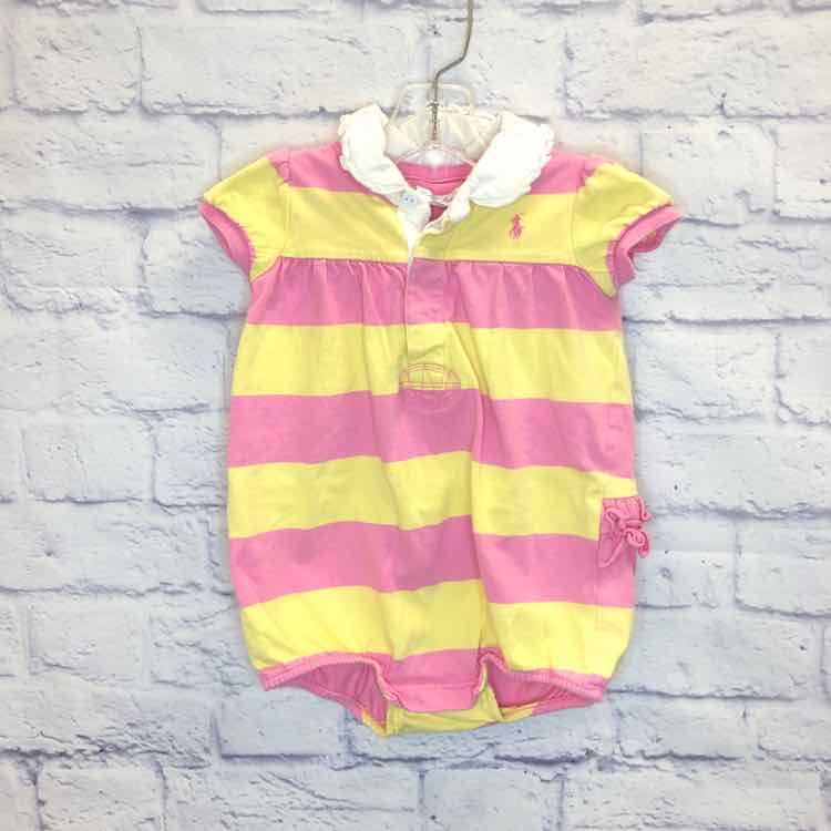 Ralph Lauren Stripe Size 18 Months Girls Romper