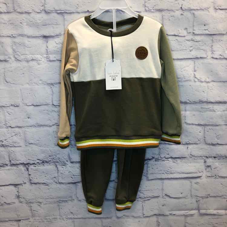 Bon Bebe Green Size 3T Boys 2 Piece Outfit