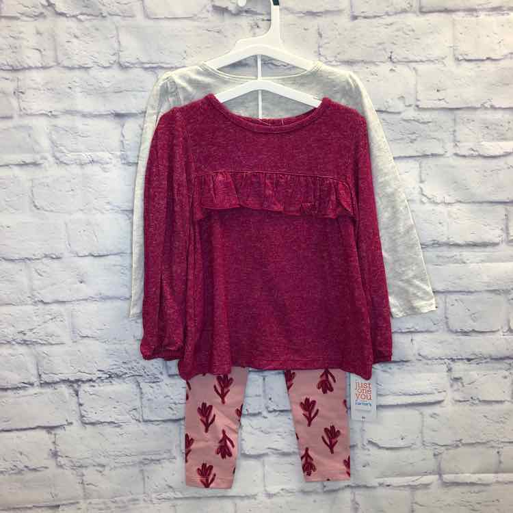 Just One You Pink Size 4T Girls 3 Piece Outfit
