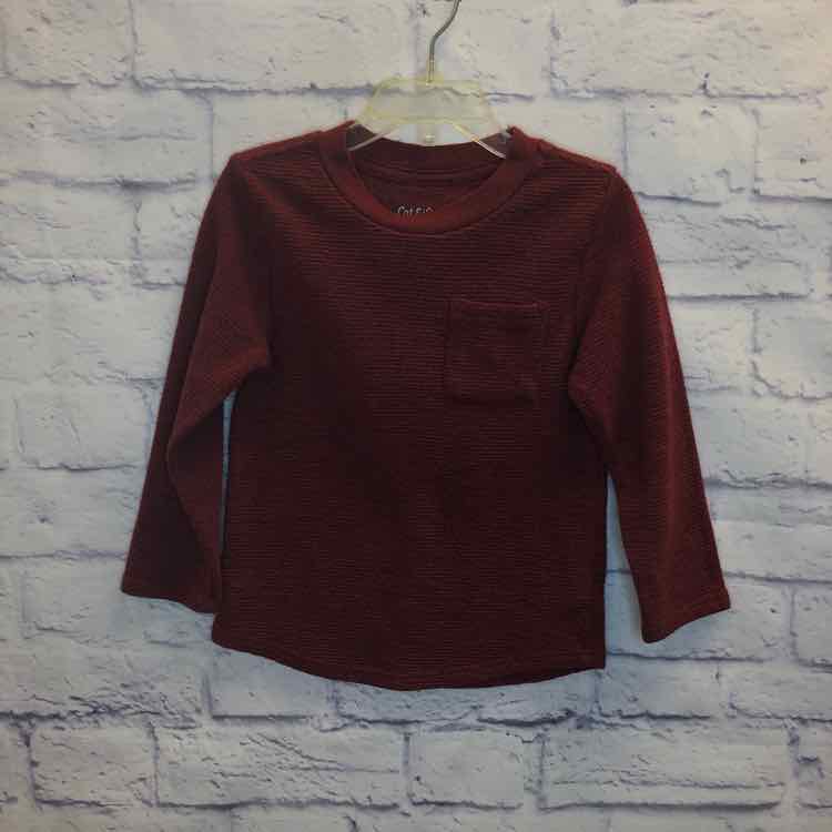 Cat & Jack Red Size 3T Boys Long Sleeve Shirt