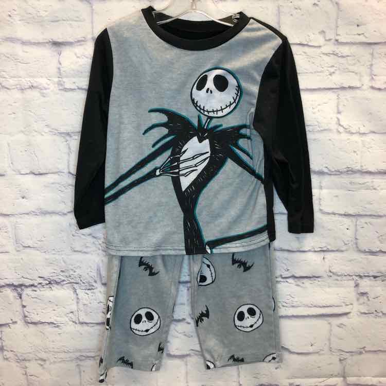 Nightmare Before Christmas Gray Size 4T Boys Pajamas