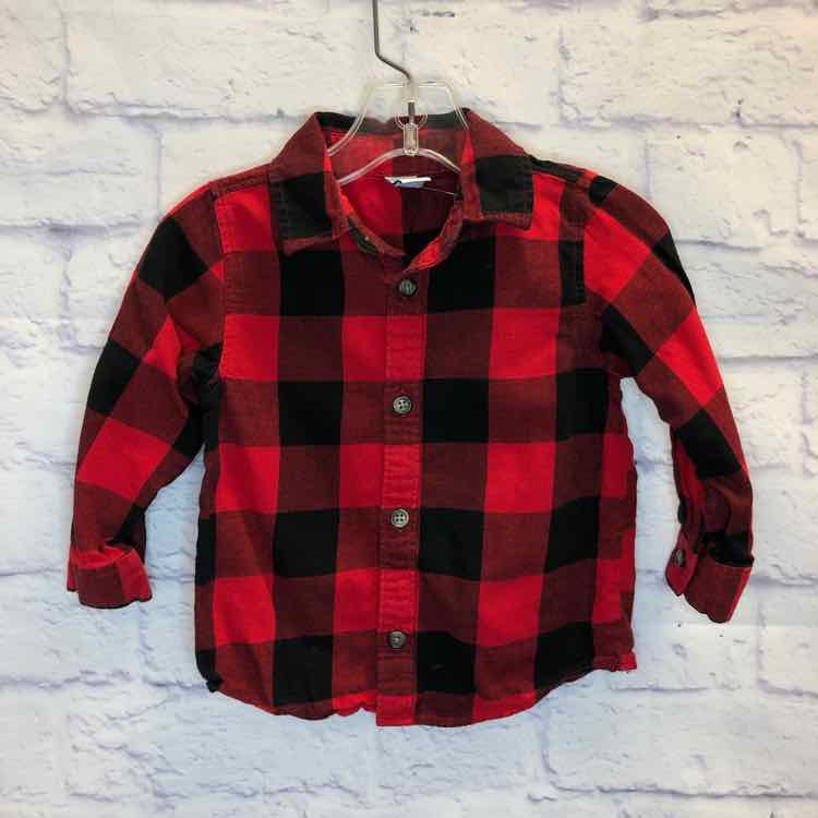 Old Navy Red & Black Size 18-24 months Boy Polo or Button Down