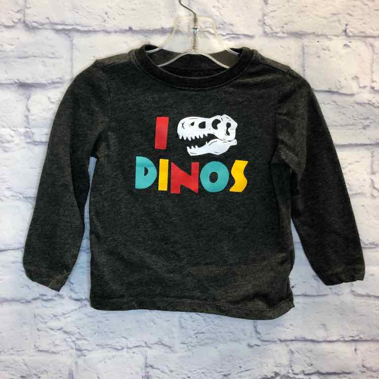 Old Navy Gray Size 2T Boys Long Sleeve Shirt
