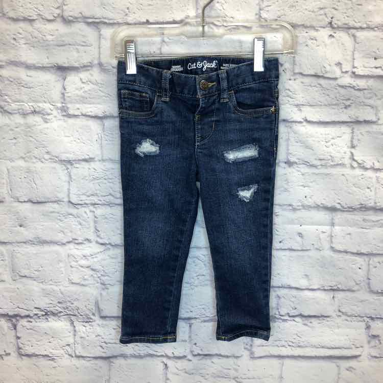 Cat & Jack Denim Size 2T Girls Jeans