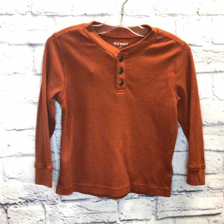 Old Navy Orange Size 4T Boys Long Sleeve Shirt