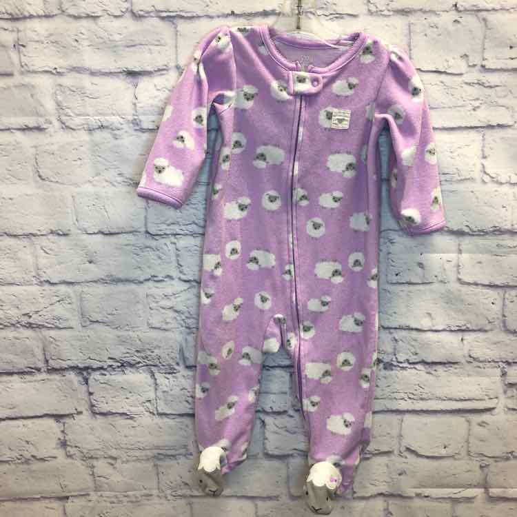Just One You Purple Size 9 Months Fleece Girls Sleeper