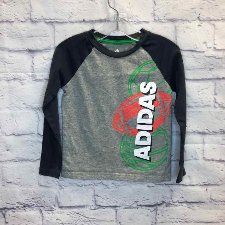 Adidas Gray Size 2T Boys Long Sleeve Shirt