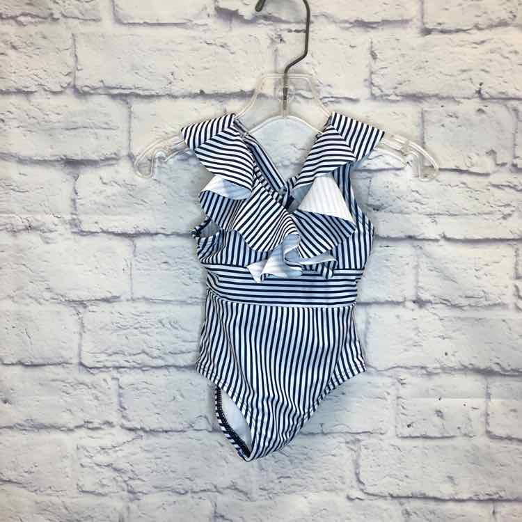 PatPat Stripe Size 6-9 Months Girls Swimsuit