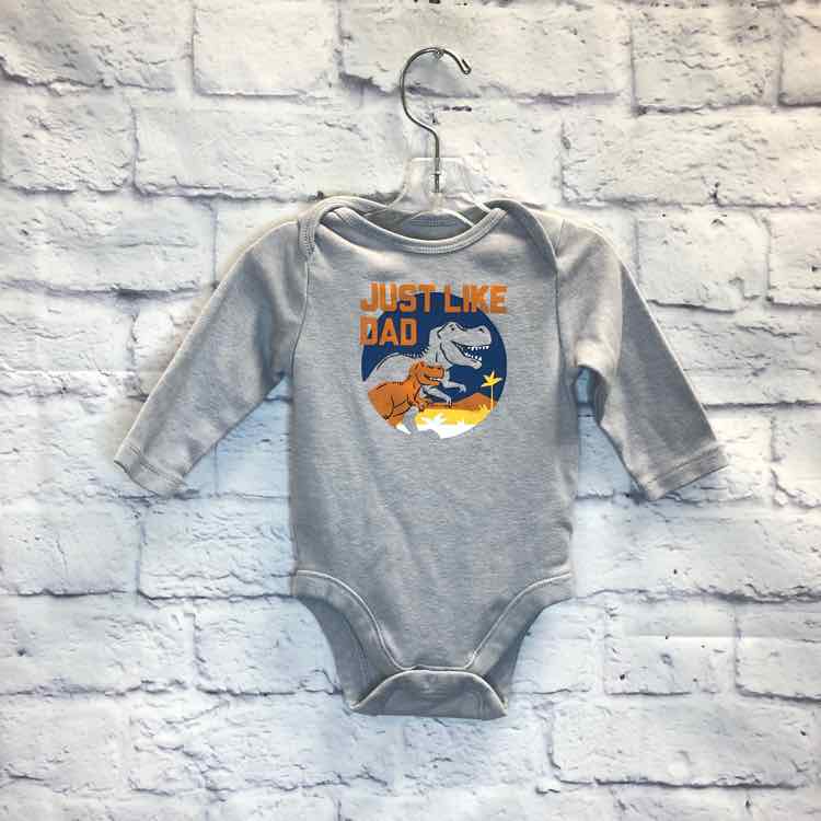 Old Navy Gray Size 3-6 Months Boys Bodysuit