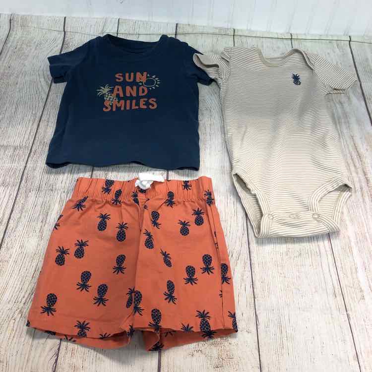 Just One You Blue Size 12 Months Boys 3 Piece Outfit