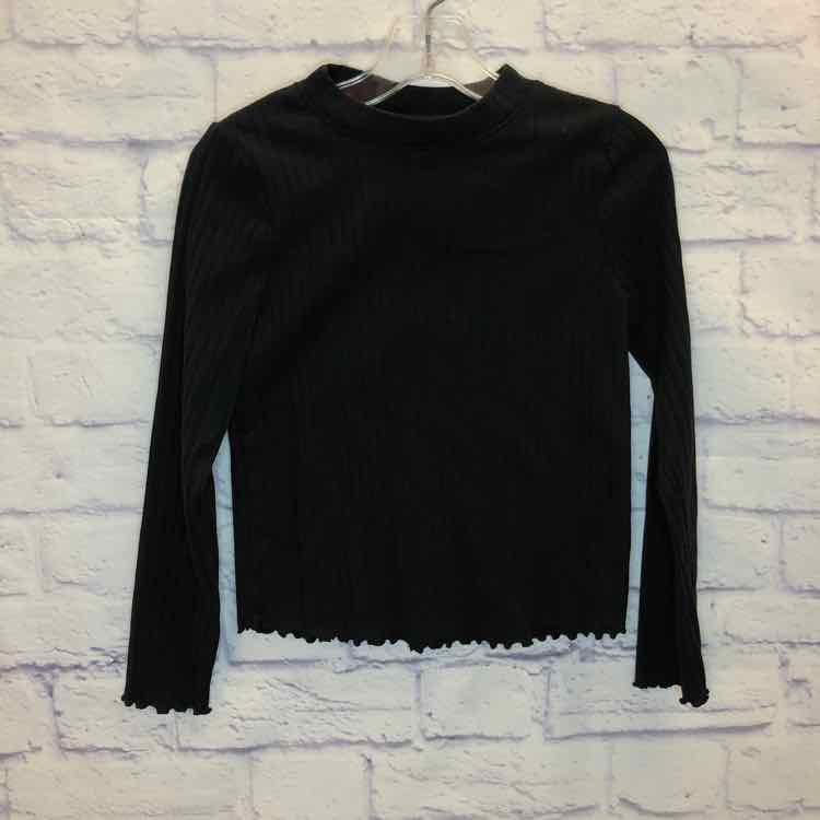 Cat & Jack Black Size 7 Girls Long Sleeve Shirt
