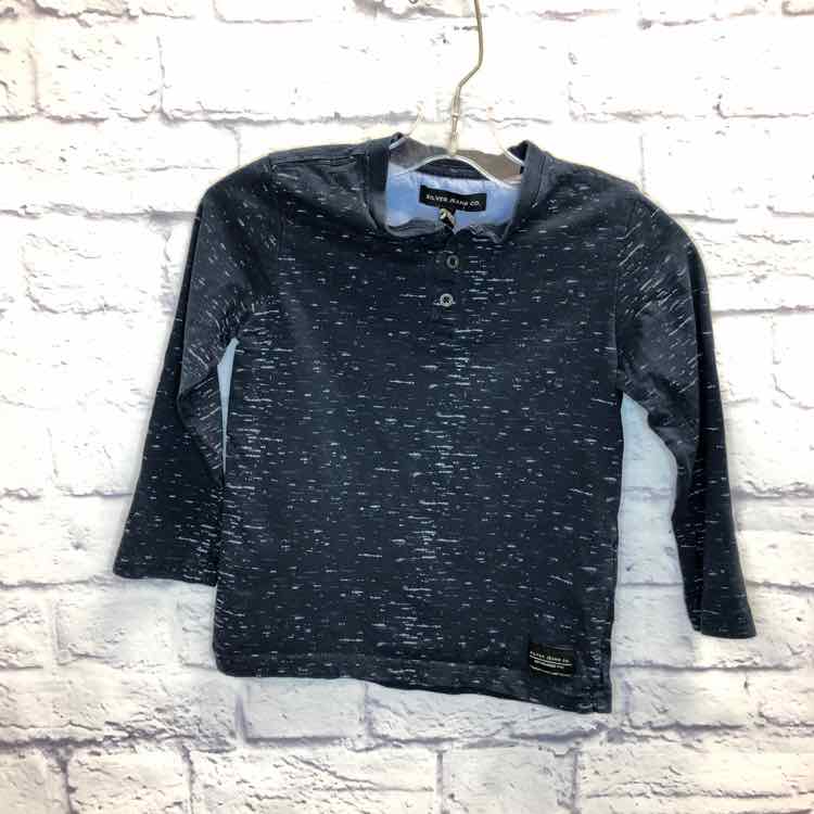 Silver Jeans Co Navy Size 4T Boys Long Sleeve Shirt