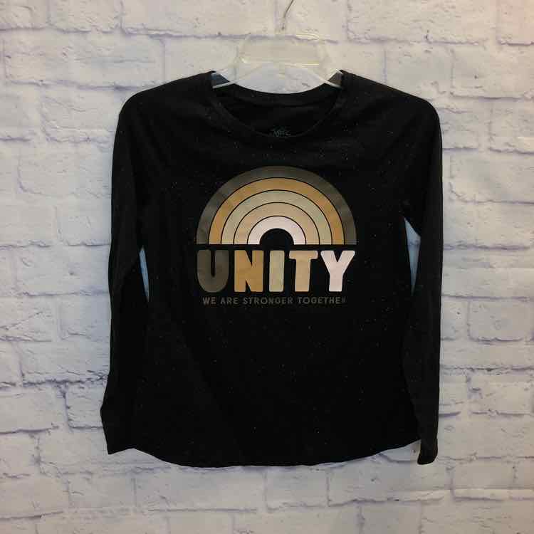 Justice Black Size 14 Girls Long Sleeve Shirt