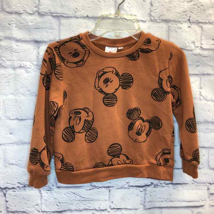 Mickey Brown Size 5 Boys Sweatshirts/Hoodie