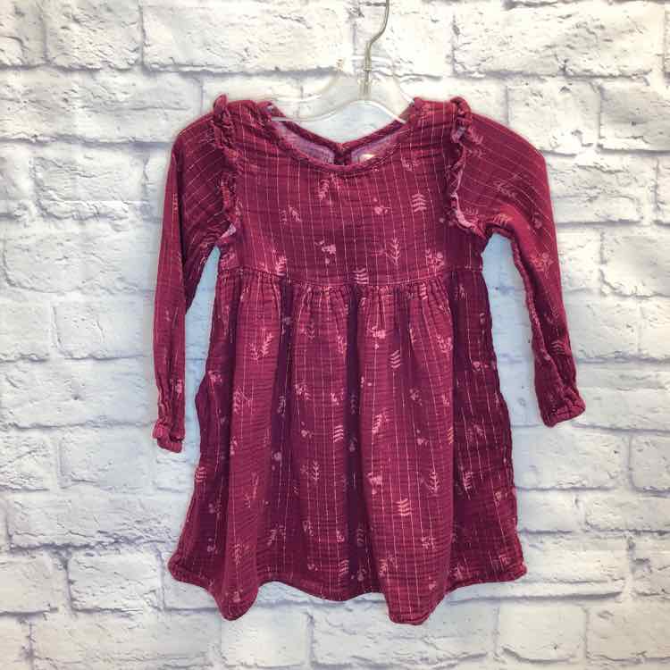 Cat & Jack Maroon Size 4T Girls Dress