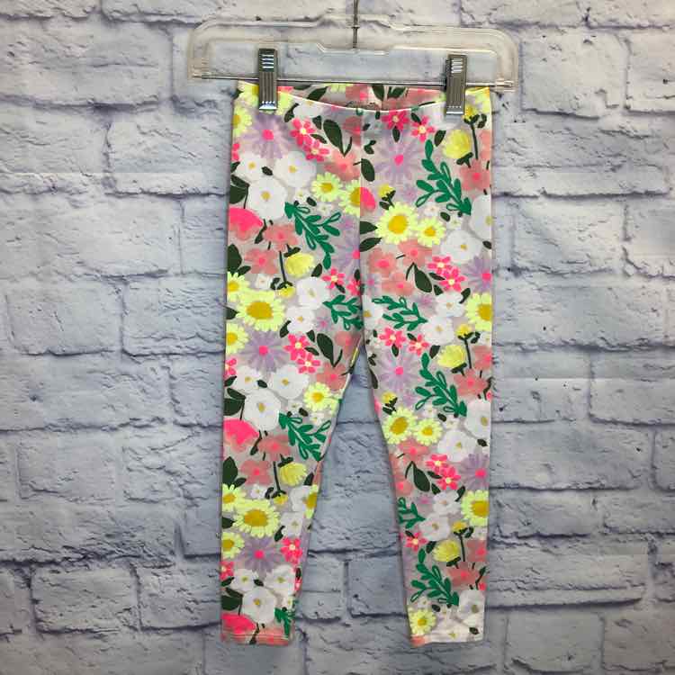 Jumping Beans Floral Size 3T Girls Leggings