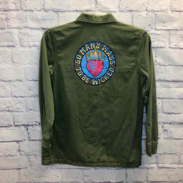 D-Signed Green Size 14 Girls Coat/Jacket