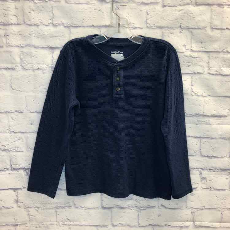 Cat & Jack Navy Size 8 Boys Long Sleeve Shirt