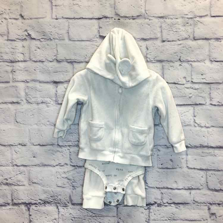 Carters White Size 12 Months Girls 3 Piece Outfit