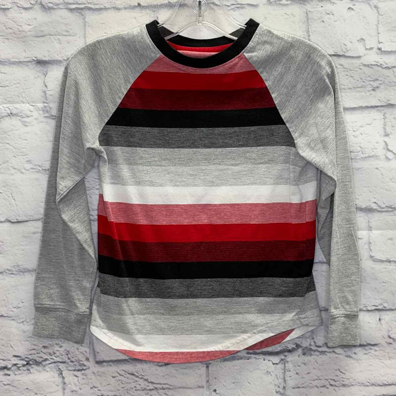 Mix & Match Stripe Size 4T Boys Long Sleeve Shirt
