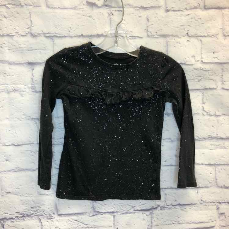 Jumping Beans Black Size 5 Girls Long Sleeve Shirt